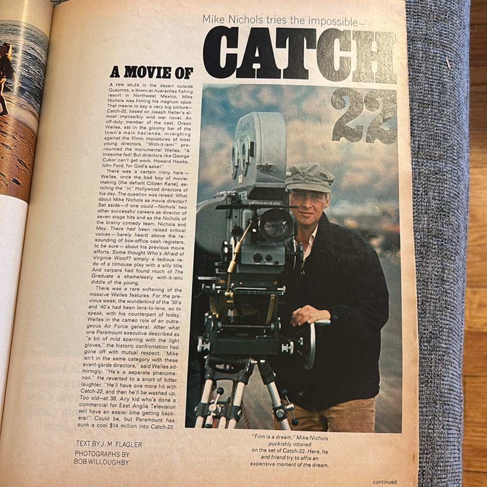 LOOK Magazine June 30 1970 ONASSIS MIKE NICHOLS CATCH-22 ISRAEL - Picture 9 of 11